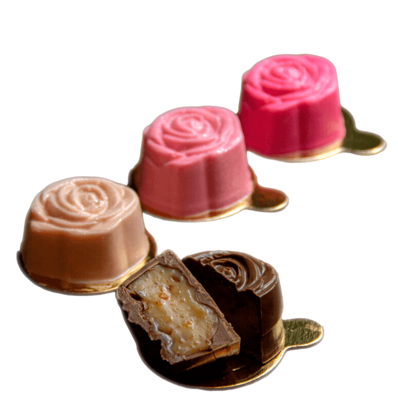 Forma de Chocolate Especial 3 Partes - Trufa Rosa - BWB10391