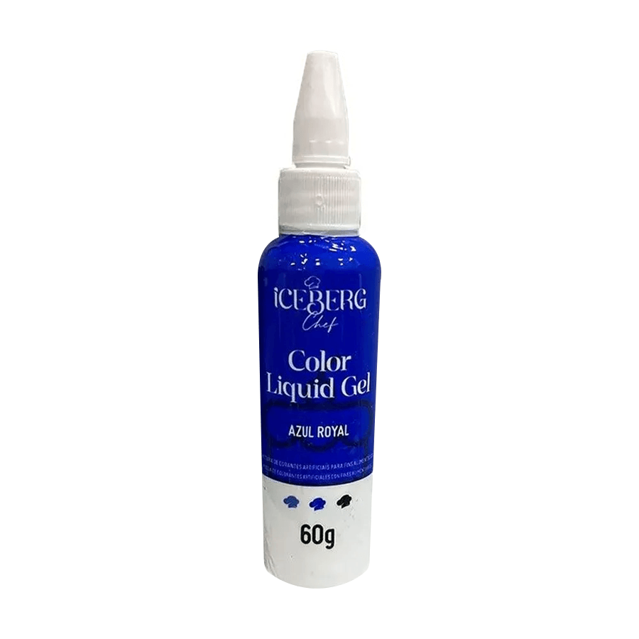 Corante Liquid Gel Azul Royal 60g ICEBERG