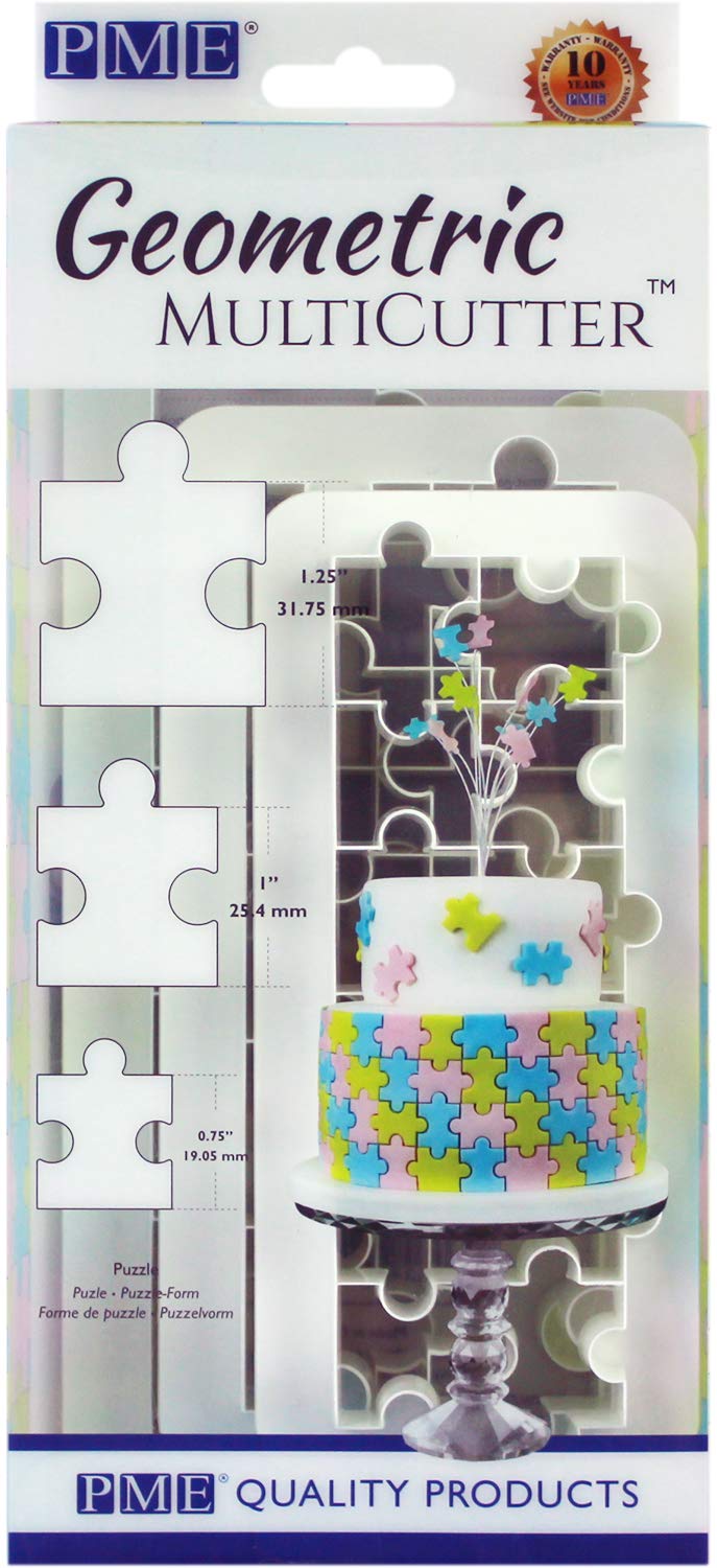 Kit Cortador Geometric Puzzle 3 pçs