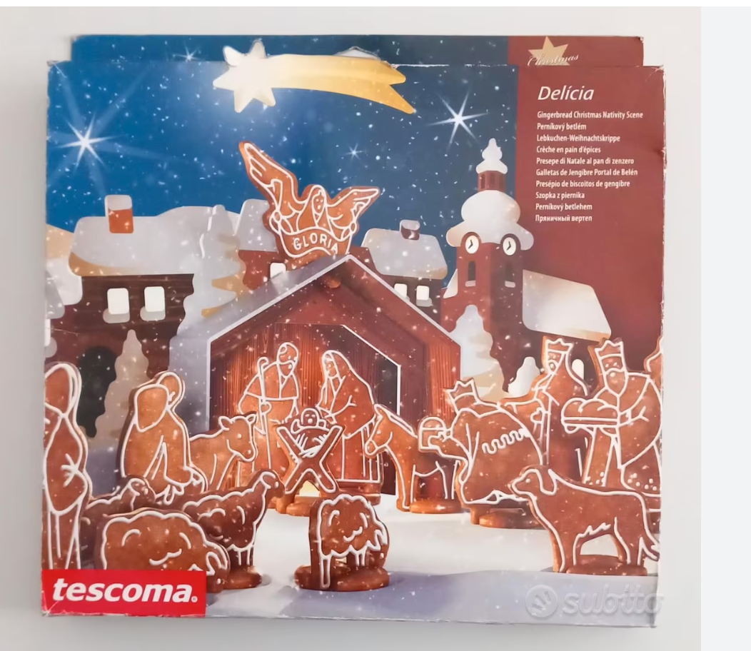 Conjunto de cortadores de biscoitos para presépio - Tescoma