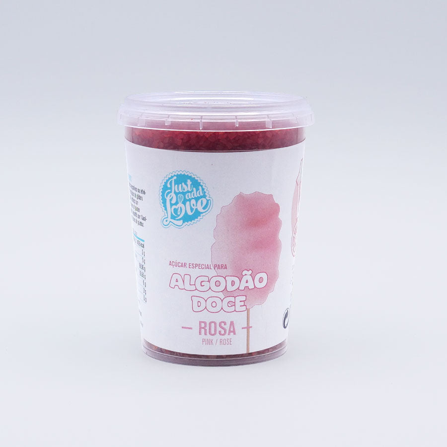 Açúcar para Algodão Doce Rosa 150gr - JustAddLove