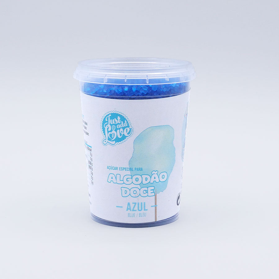 Açúcar para Algodão Doce Azul 150gr - JustAddLove