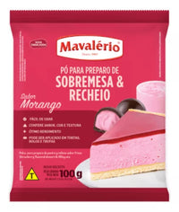 Thumbnail for Preparo para Mousse Sabor Morango 100G - Mavalério