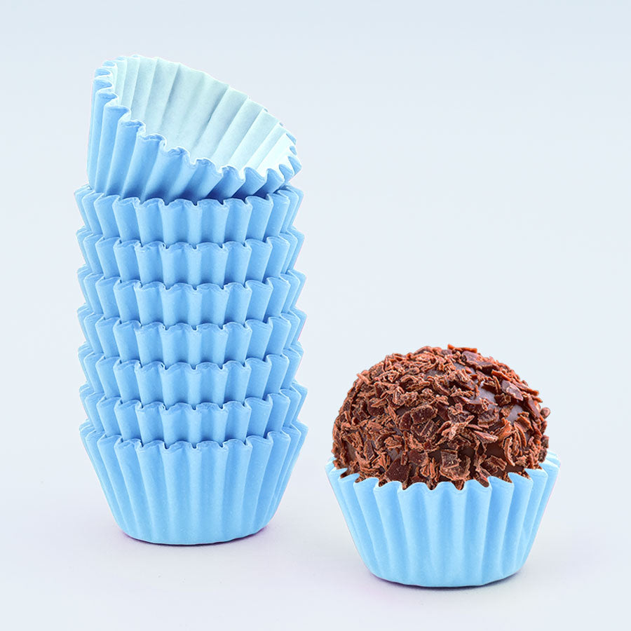 Forma Brigadeiro Lisa nr.5 Azul Bebé - Dafesta