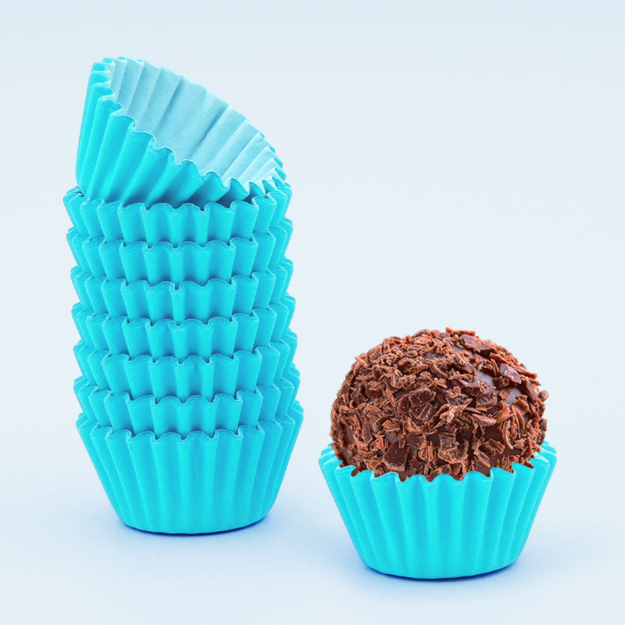 Forma Brigadeiro Lisa nr.5 Azul Tiffany - Dafesta