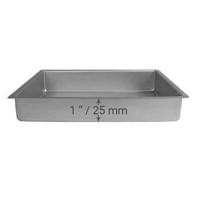 Forma Aluminio Retangular Brownie 279 x 177 mm - PME