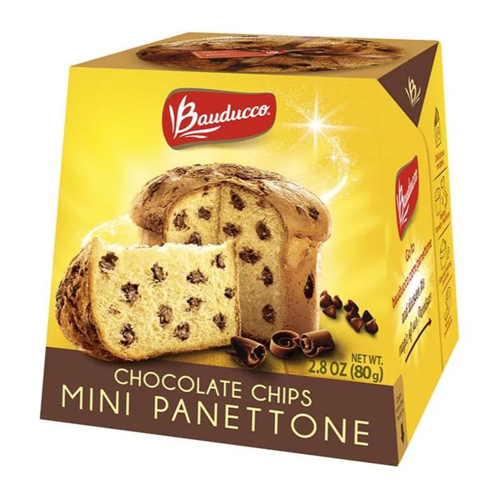 Mini Panettone Gotas de chocolate 80g Bauducco