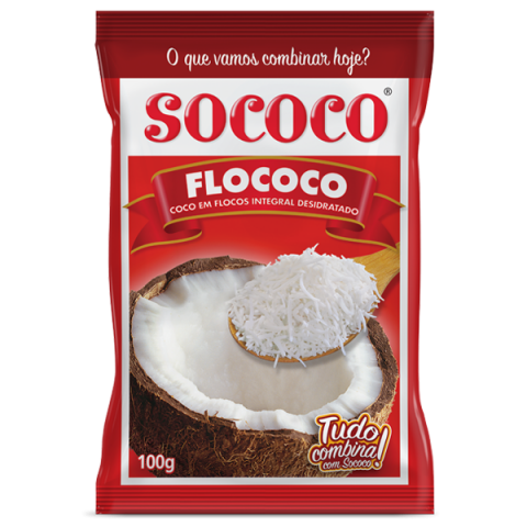 Coco Ralado Flocado - Sococo 100g