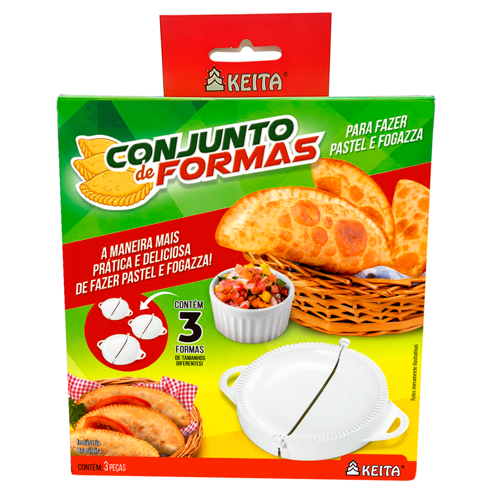 Formas para Pastel/Risoles 5pçs - KEITA