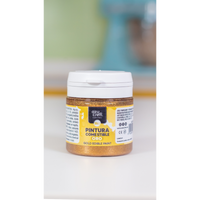 Thumbnail for Tinta Comestivel Ouro 35ml - Azucren